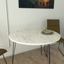 Hanah Home Sandalf - Marmo Blanco y Negro